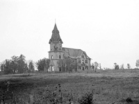 Syyskuu 1941. Valkeasaareen luterilainen kirkko