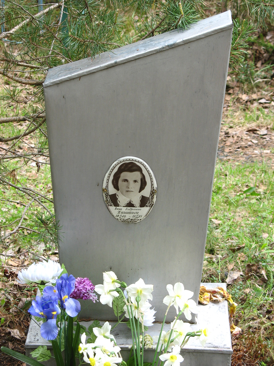 4. kesäkuuta 2006. Hauta Besovetsin kalmistossa