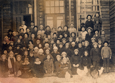 Январь 1921 года. Келломяки, Народная школа