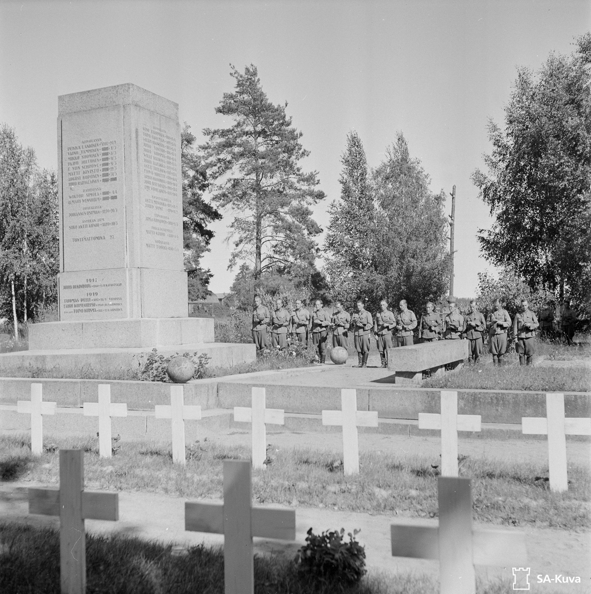 July 31, 1944. Monument in Antrea