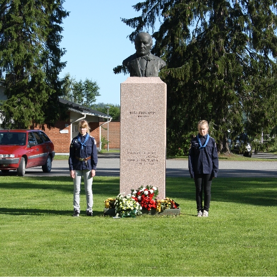 July 21, 2012. The new monument to Nils Ludvig Arppe