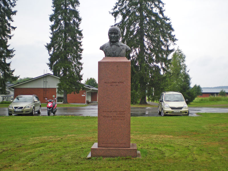 July 23, 2010. The new monument to Nils Ludvig Arppe