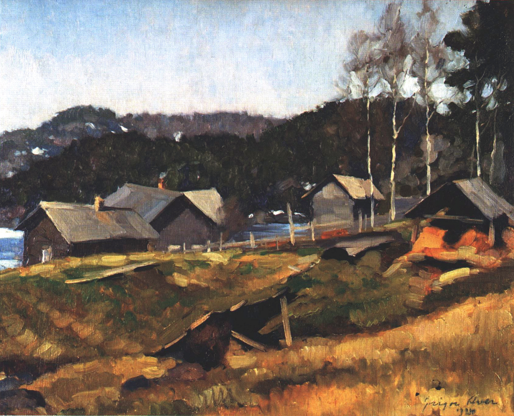 1924 год. Пейзаж в Импилахти