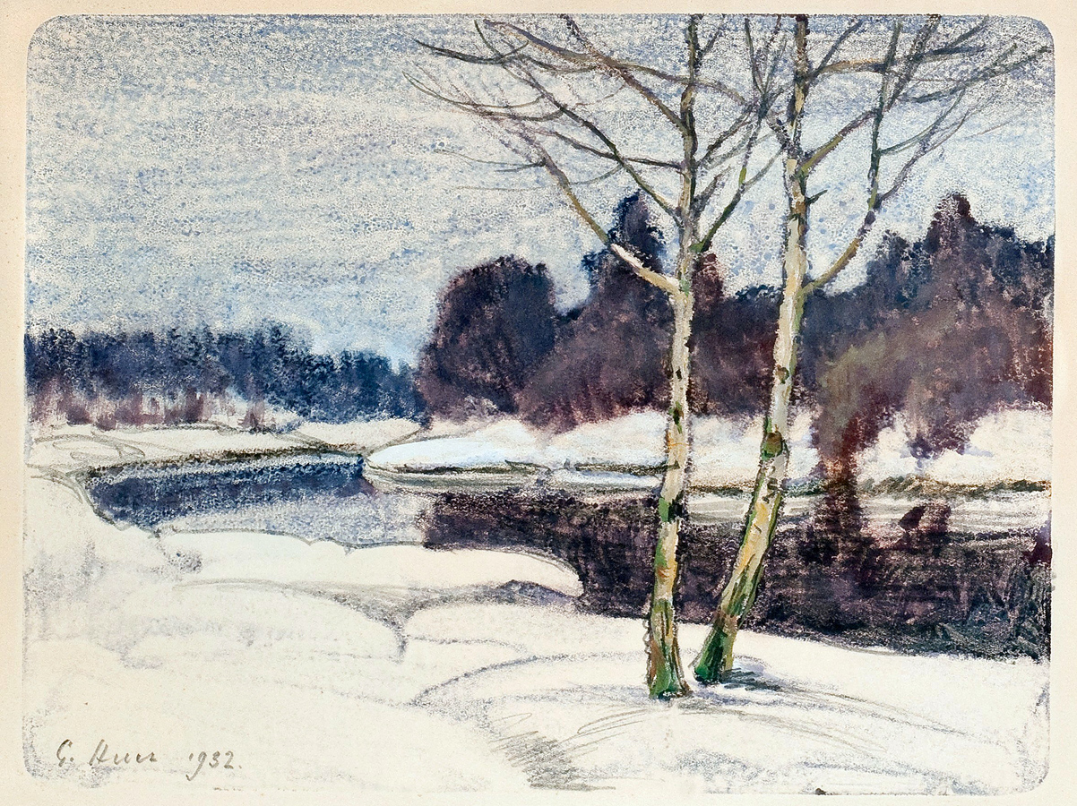 1932. Winter landscape