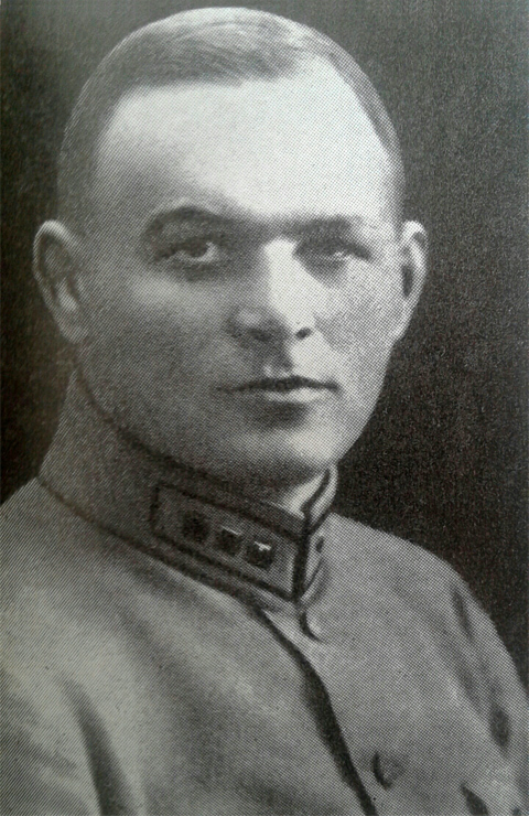 1920's. Red officer Oskari Kumpu