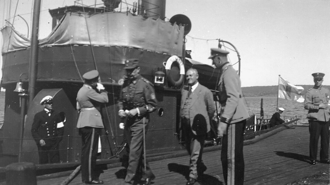 Август 1934 года. Канонерская лодка Аунус