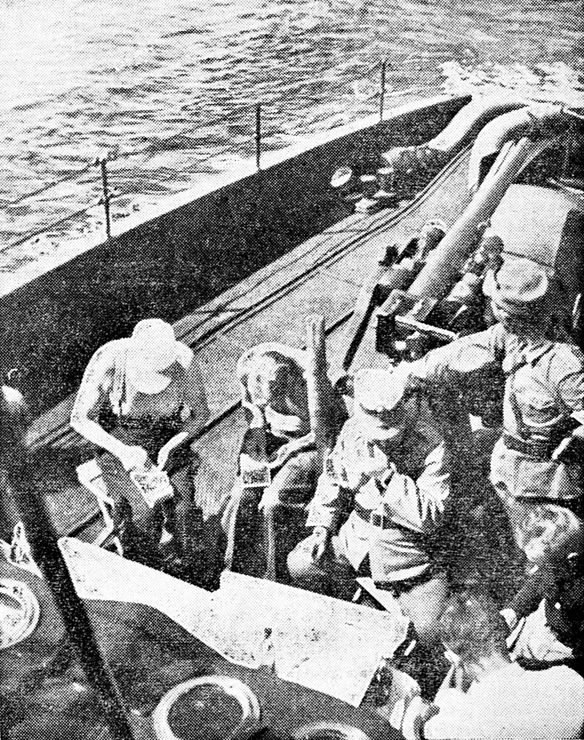 Июль 1938 года. Канонерская лодка Аунус