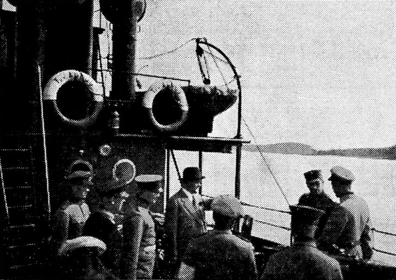 Август 1934 года. Канонерская лодка Аунус