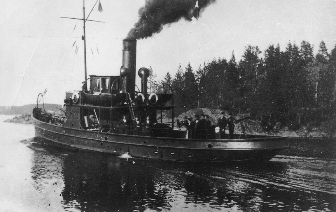 1928 год. Канонерская лодка Аунус