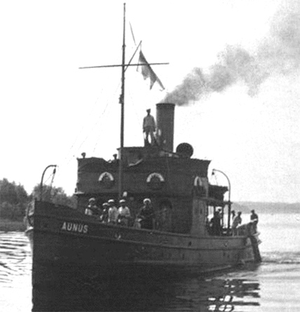 1930-luvun. Tykkivene Aunus