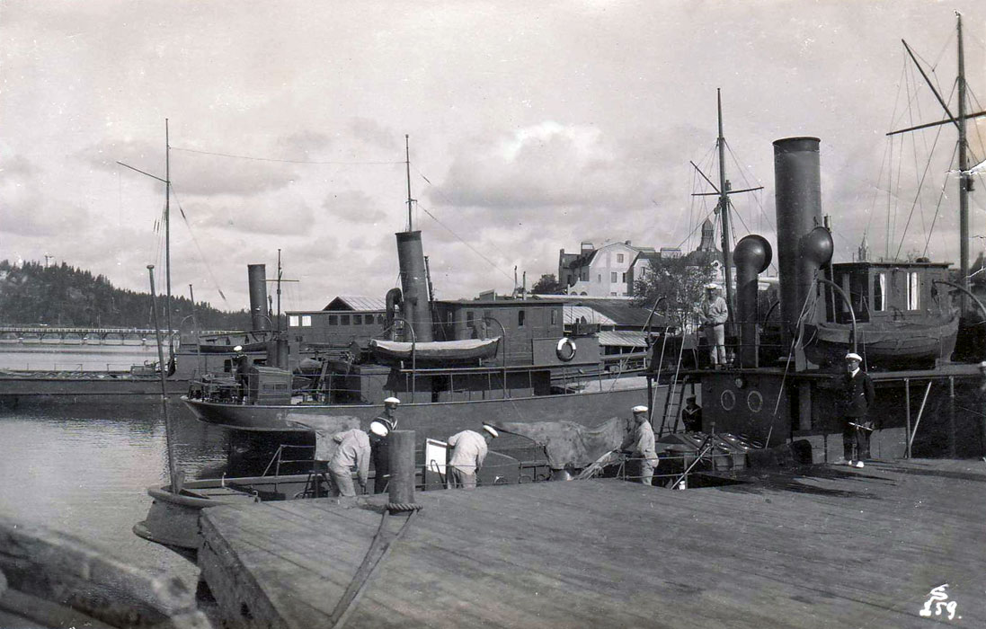 1927 год. Канонерская лодка Аунус
