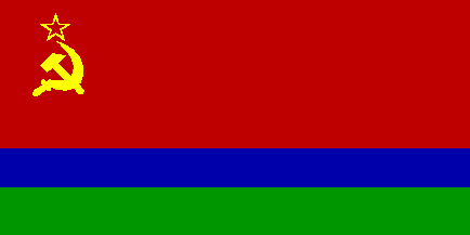 Karelian red-blue-green Soviet clone