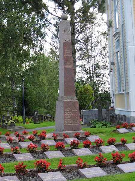 Monument to the War of Independence in Haapajärvi