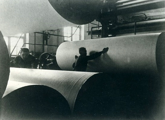 1950-е годы. Леппякоски. Бумажный завод