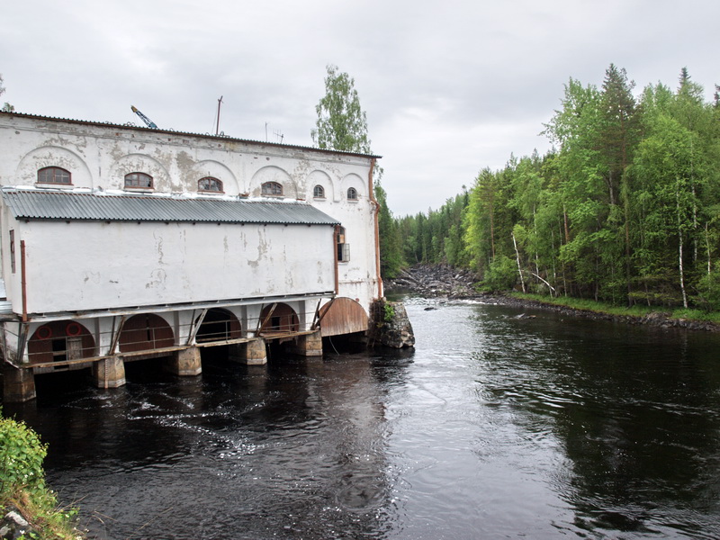 June 12, 2009. Hämekoski hydroelectric power plant