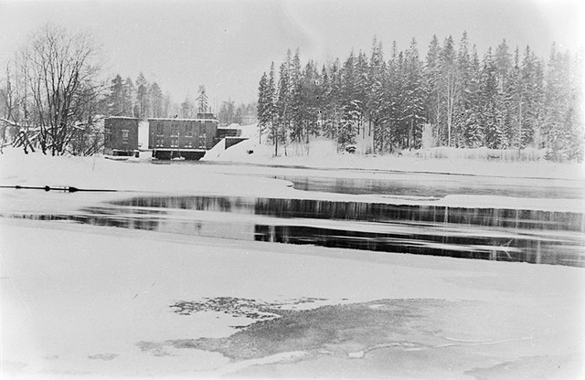 1930's. Leppäkoski hydroelectric power plant