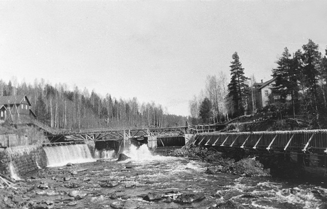1920-е годы. Гидроэлектростанция Леппякоски