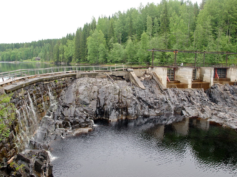 June 12, 2009. Hämekoski hydroelectric power plant