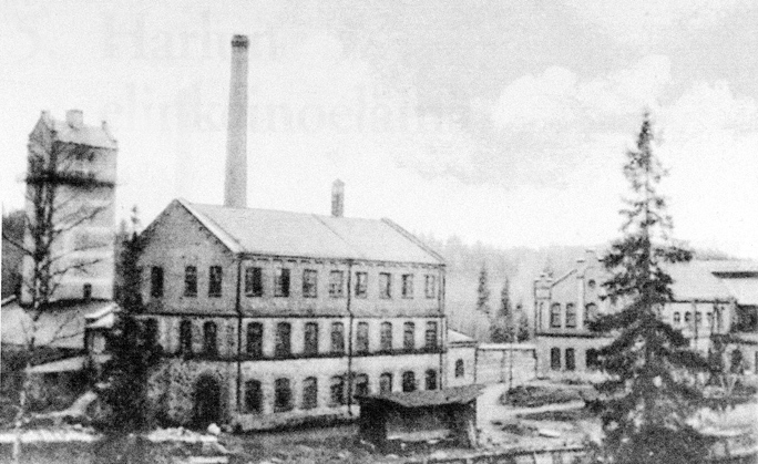 1910. Hämekoski. Ironworks factory