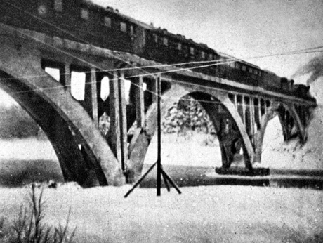 1924 год. Железнодорожный мост через Янисйоки