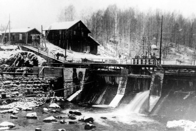 1940. Leppäkosken vesivoimalaitos