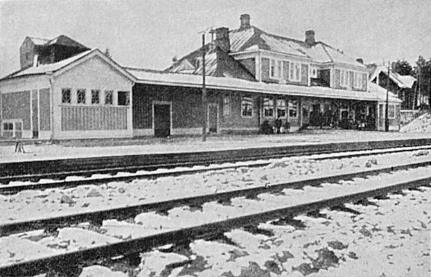 1910's. Hiitola Railway Station