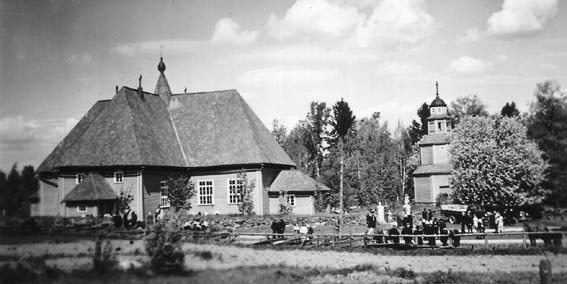 1930's. Hiitola. Lutheran Church