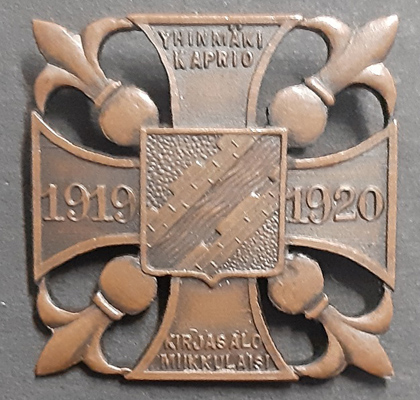 Badge of participation in the Ingrian liberation movement