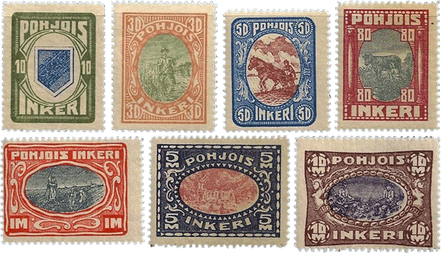 Почтовые марки Северной Ингрии, второй выпуск