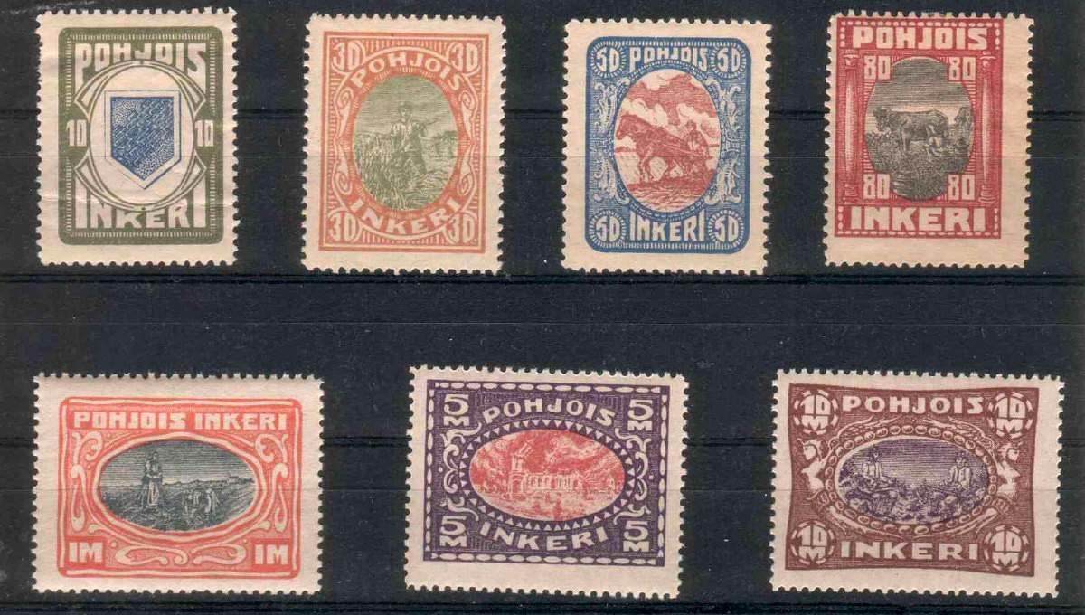 1920. Post stamps of North Ingria