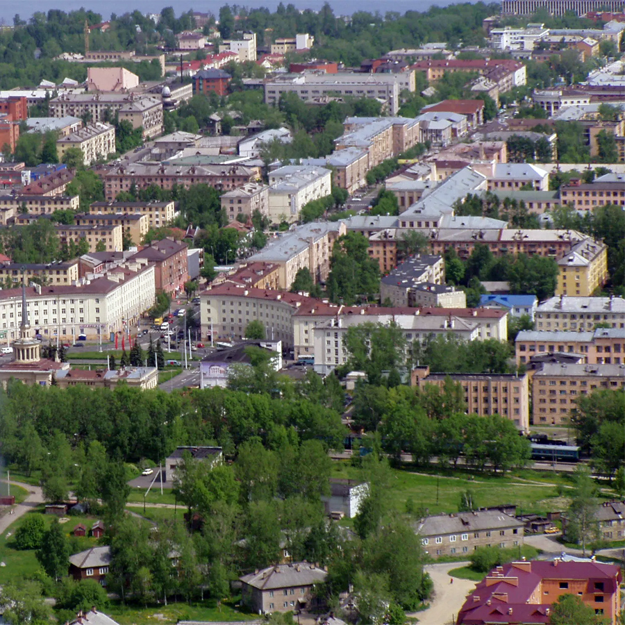 Mid 2000's. Petrozavodsk. Building of Kareldrev Trust