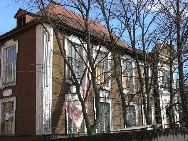 April 23, 2013. Petrozavodsk. Building of Kareldrev Trust