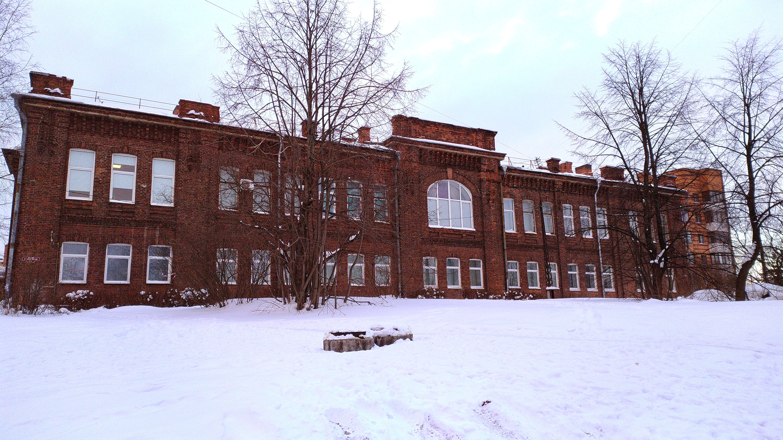 February 2021. Petrozavodsk. Building of teacher's seminary