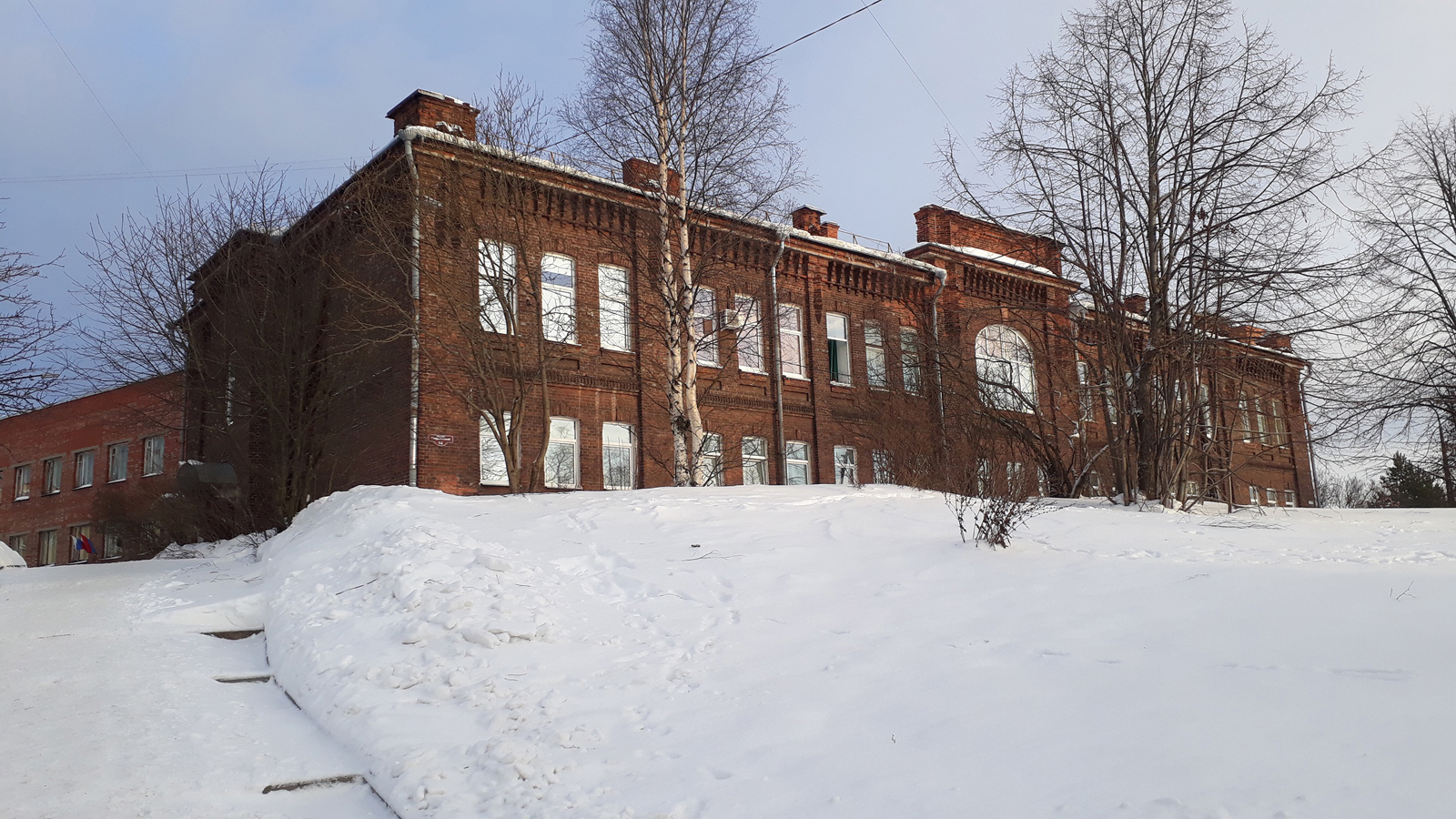 February 2022. Petrozavodsk. Building of teacher's seminary