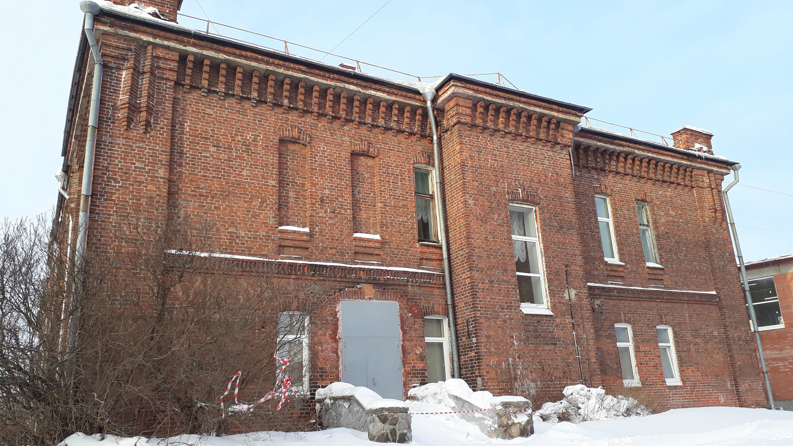 February 2022. Petrozavodsk. Building of teacher's seminary