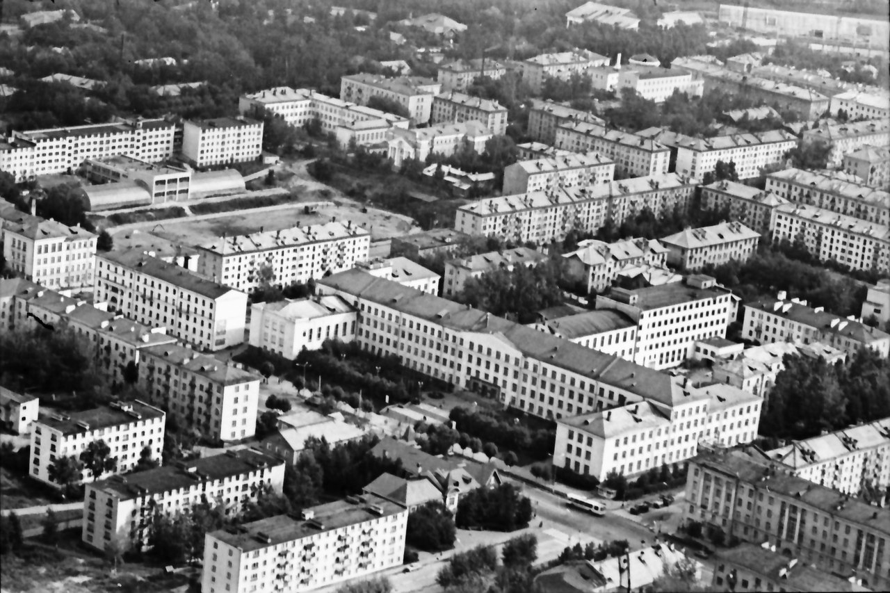 Начало 1970-х годов. Петрозаводск. Здание треста «Карелдрев»