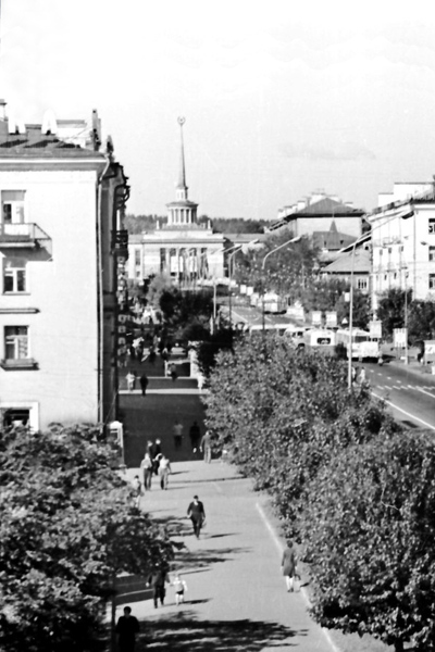 1970-е годы. Петрозаводск. Здание треста «Карелдрев»