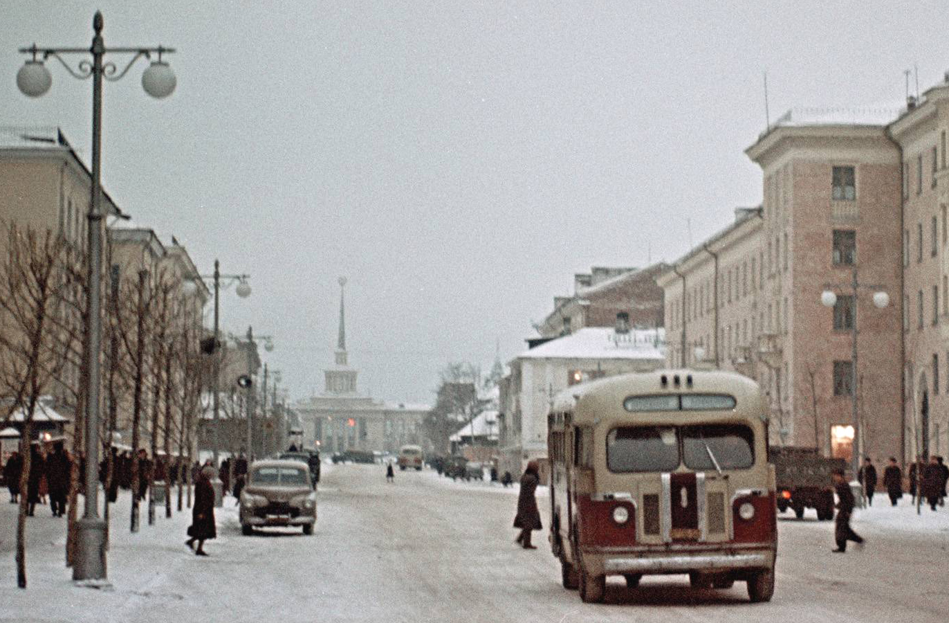 1957 год. Петрозаводск. Здание треста «Карелдрев»