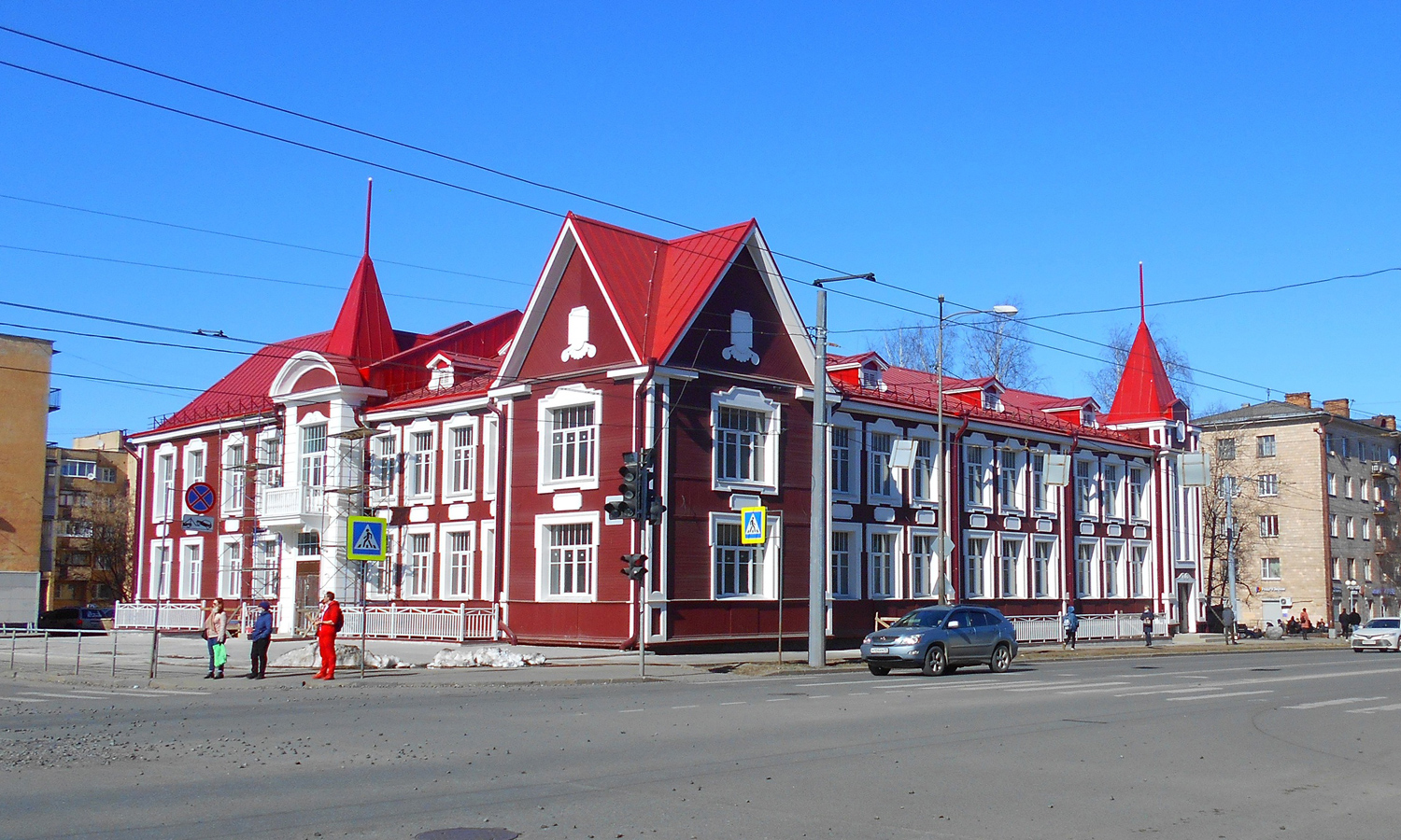 May 2022. Petrozavodsk. Building of Kareldrev Trust