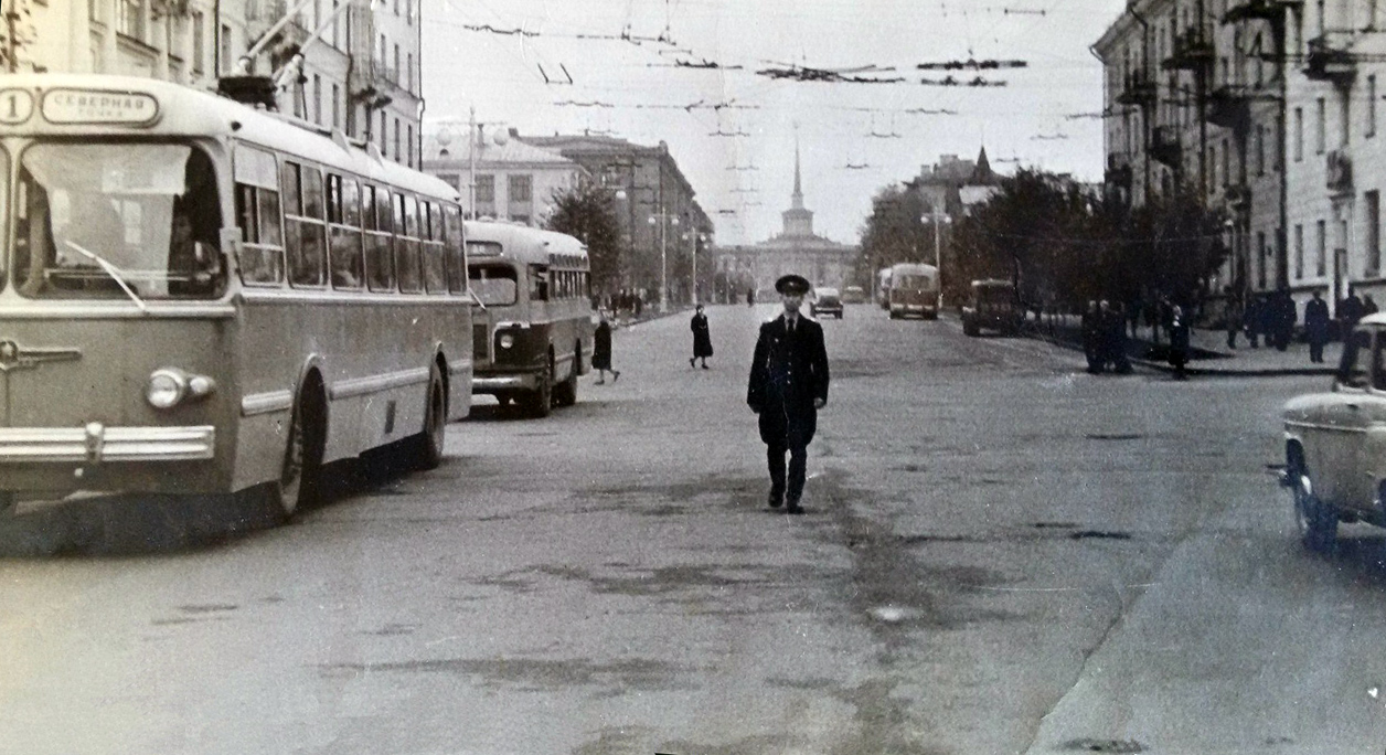1960-е годы. Петрозаводск. Здание треста «Карелдрев»