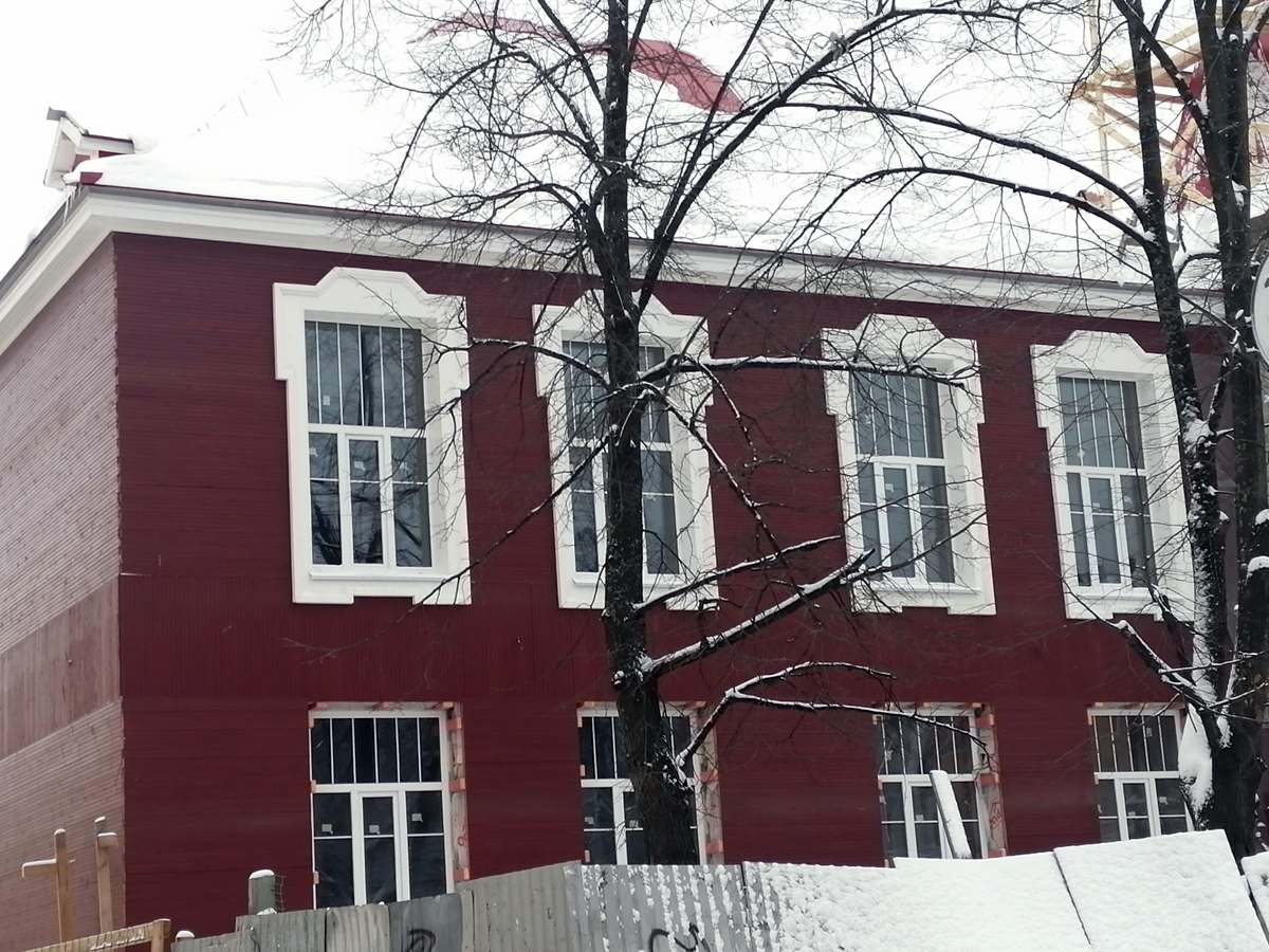 30. tammikuuta 2021. Petroskoi. Kareldrev -trustin rakennus