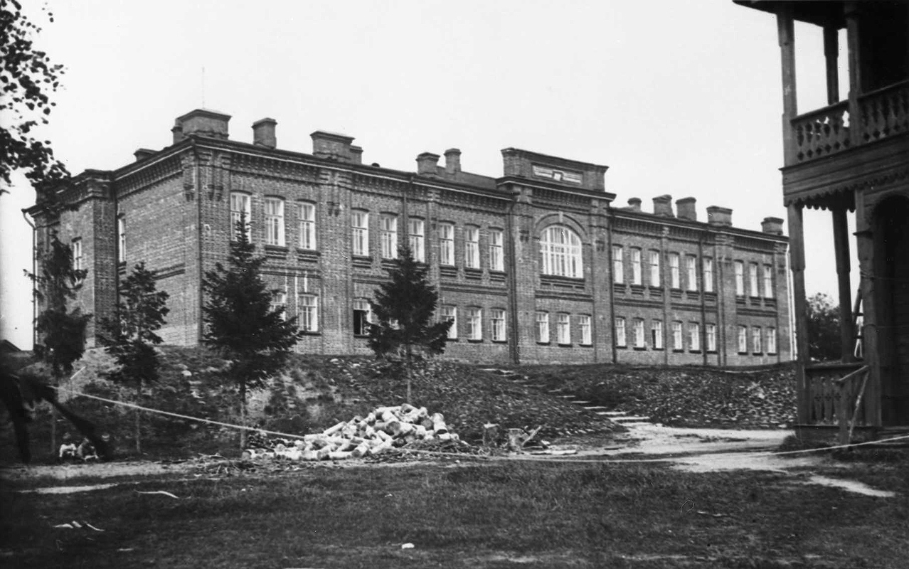 1930 год. Петрозаводск. Здание учительской семинарии