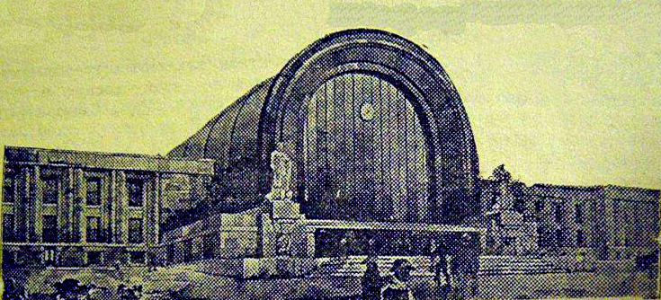 1935 год. Проект нового железнодорожного вокзала в Петрозаводске