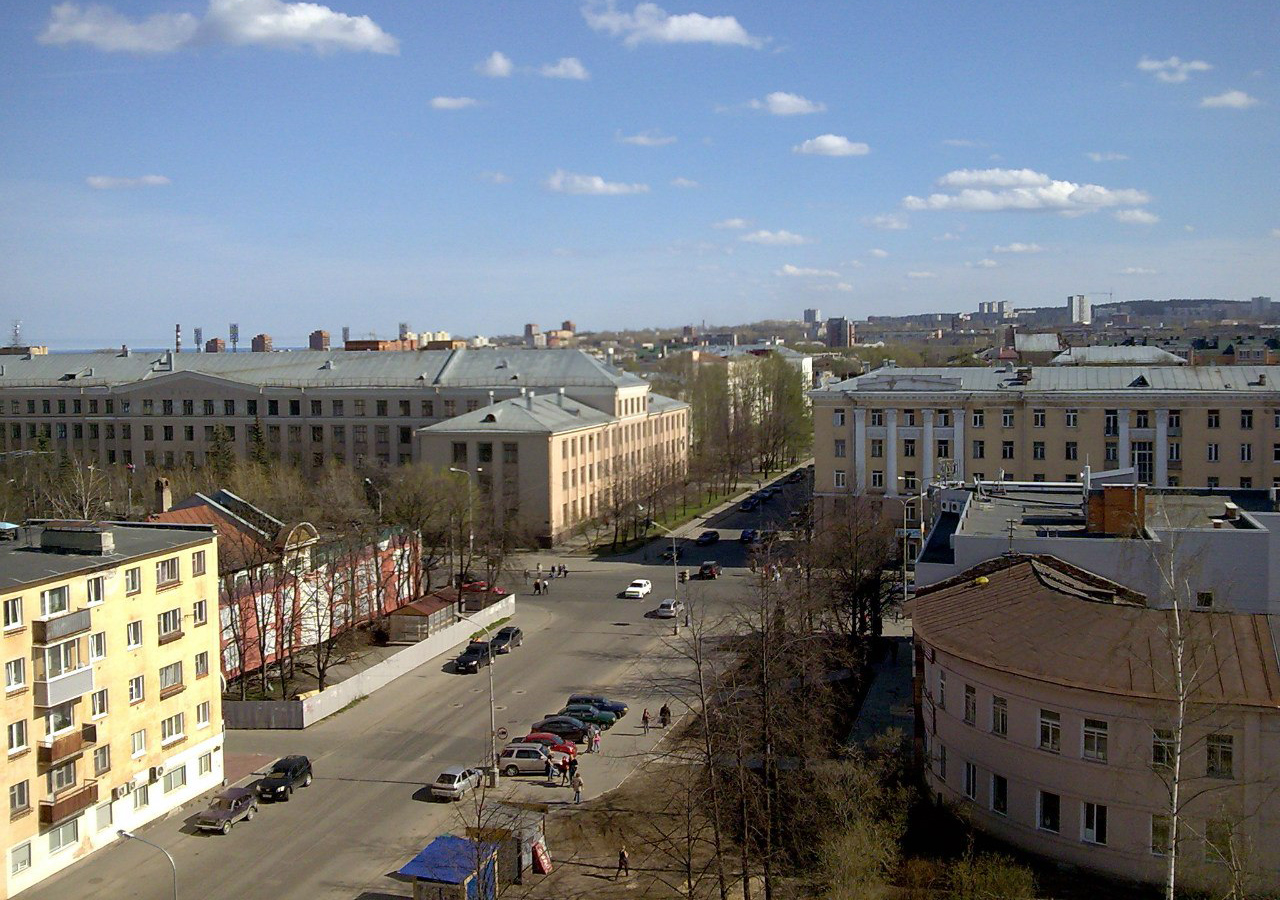May 11, 2008. Petrozavodsk. Building of Kareldrev Trust