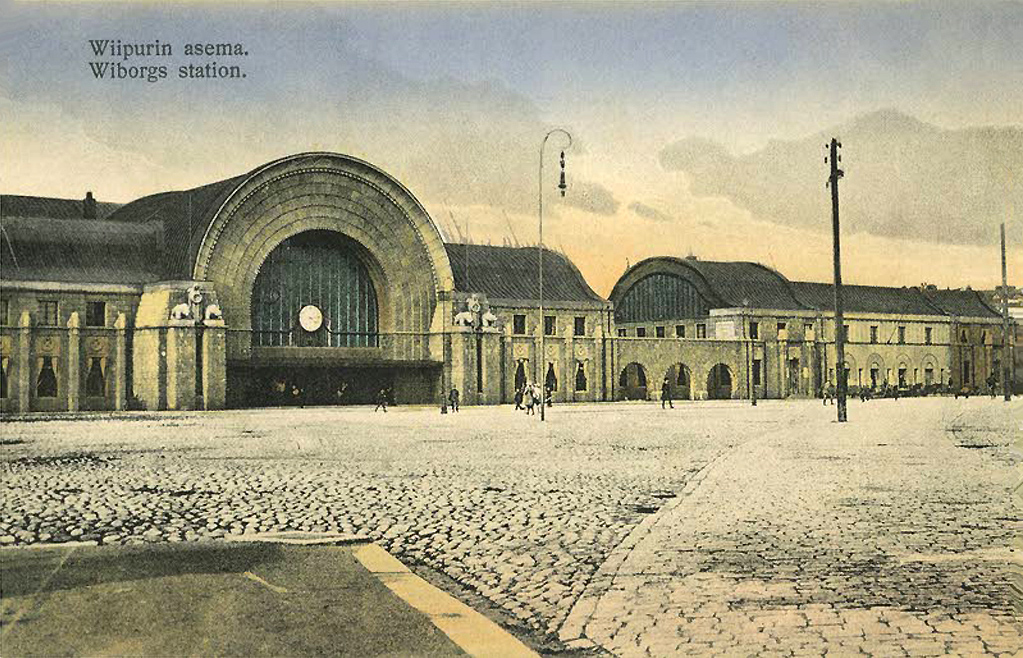 1913 год. Железнодорожный вокзал в Выборге