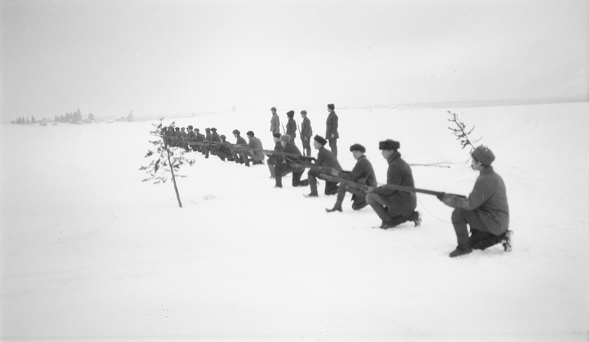 December 1921. Military training