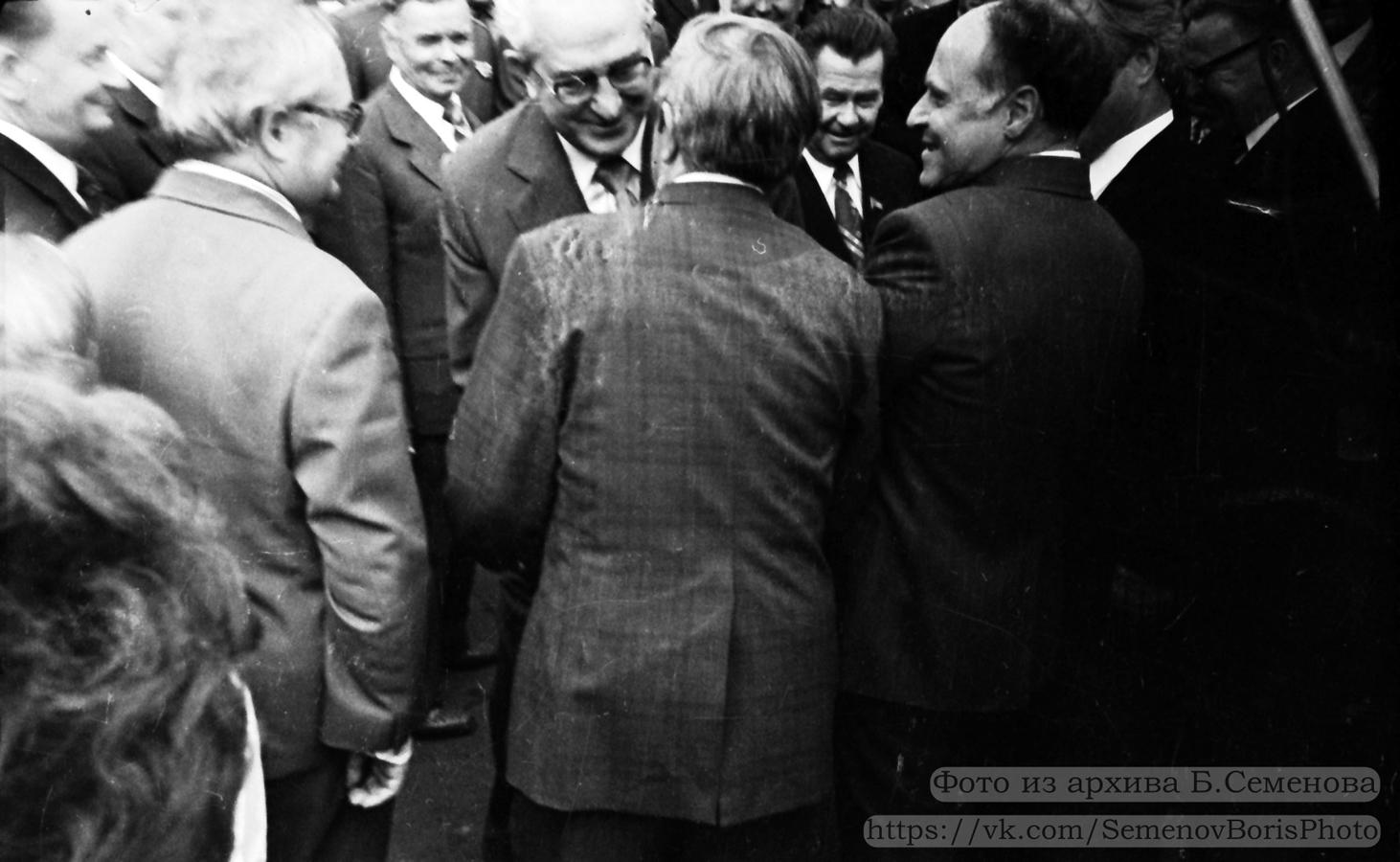 August 5, 1978. Welcome ceremony of comrade Yuri Andropov in the Petrozavodsk railway station