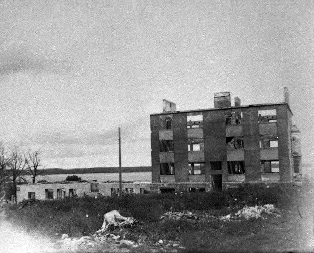 1940-luvun keskivaiheilla. Petroskoi. Kuibyševinkatu