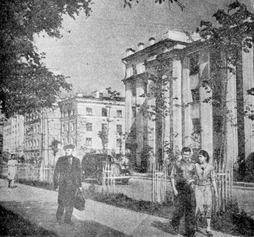 1950-luvun alussa. Petroskoi. Dzerzhinskinkatu