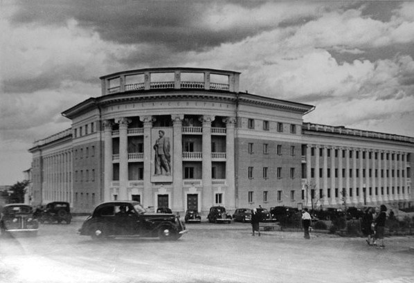 Early 1950's. Petrozavodsk. Severnaya Hotel